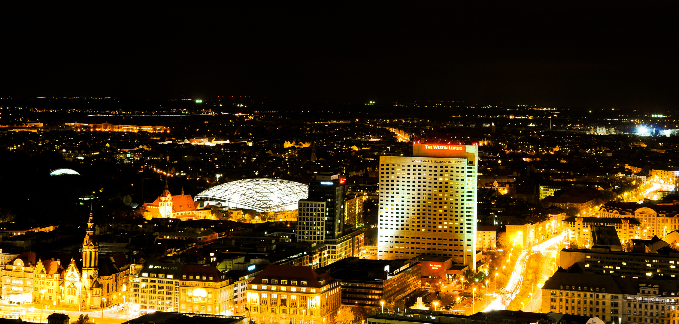 Leipzig bei Nacht