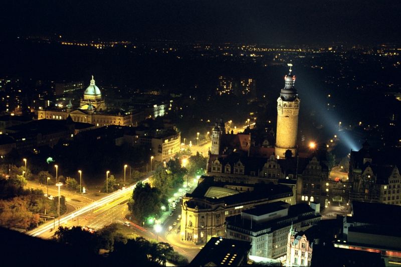 Leipzig bei Nacht