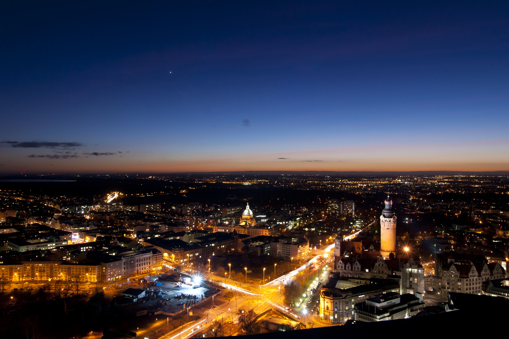 Leipzig bei Nacht