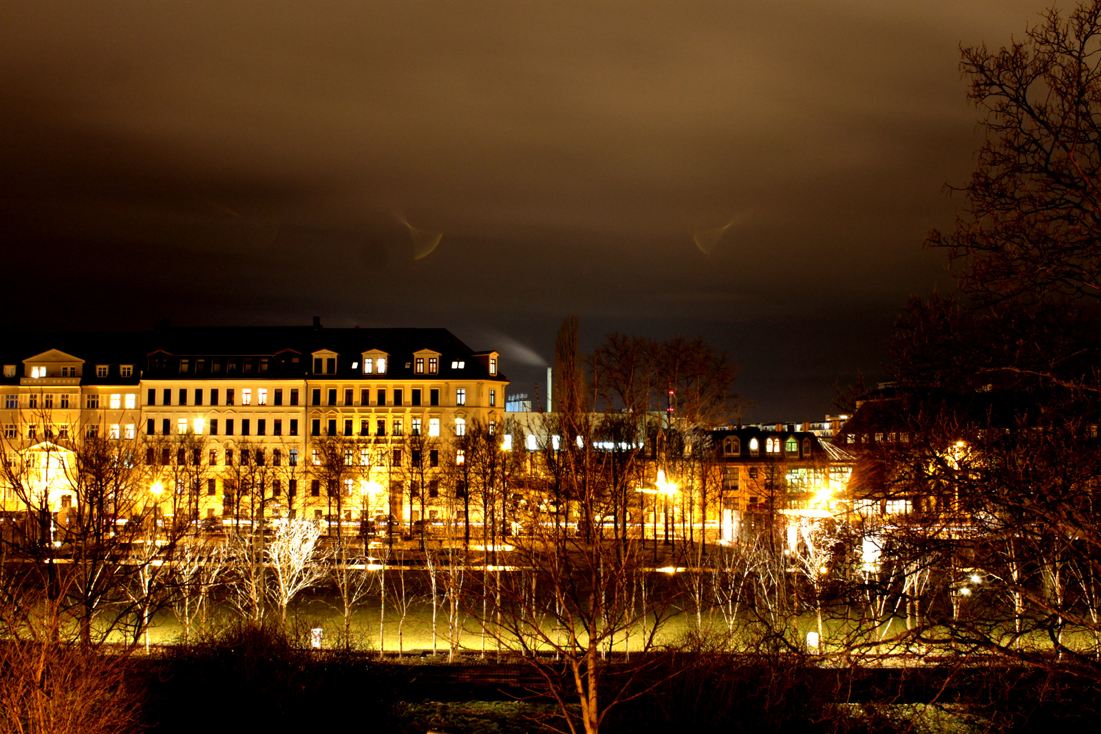 Leipzig bei Nacht