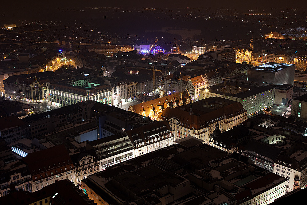 Leipzig bei Nacht