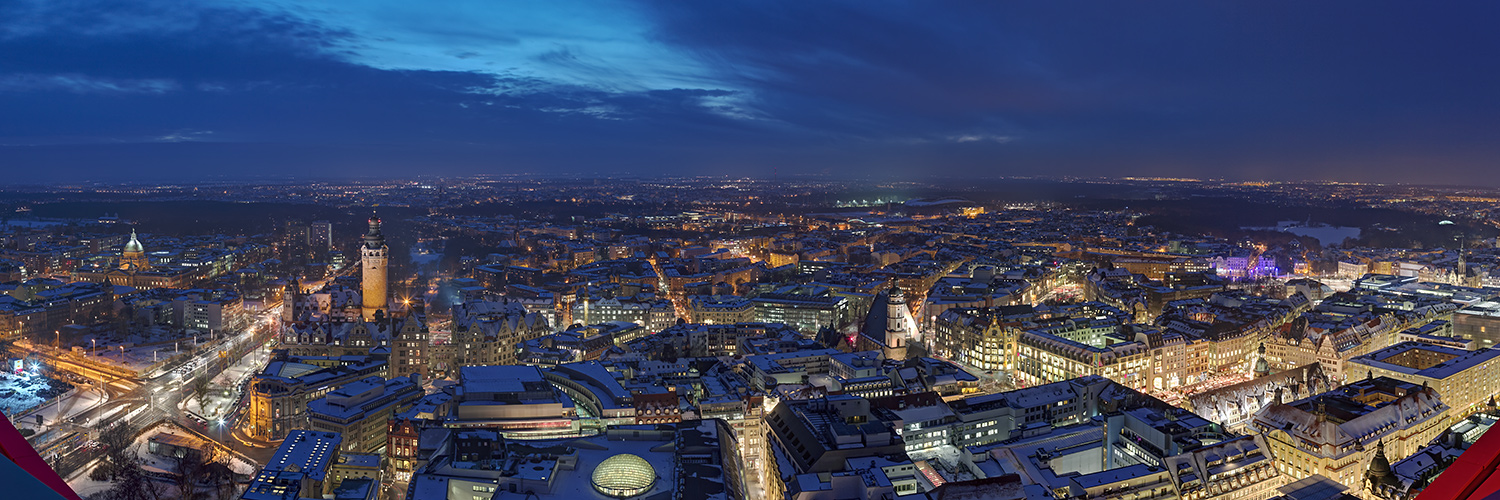 Leipzig City im Dezember