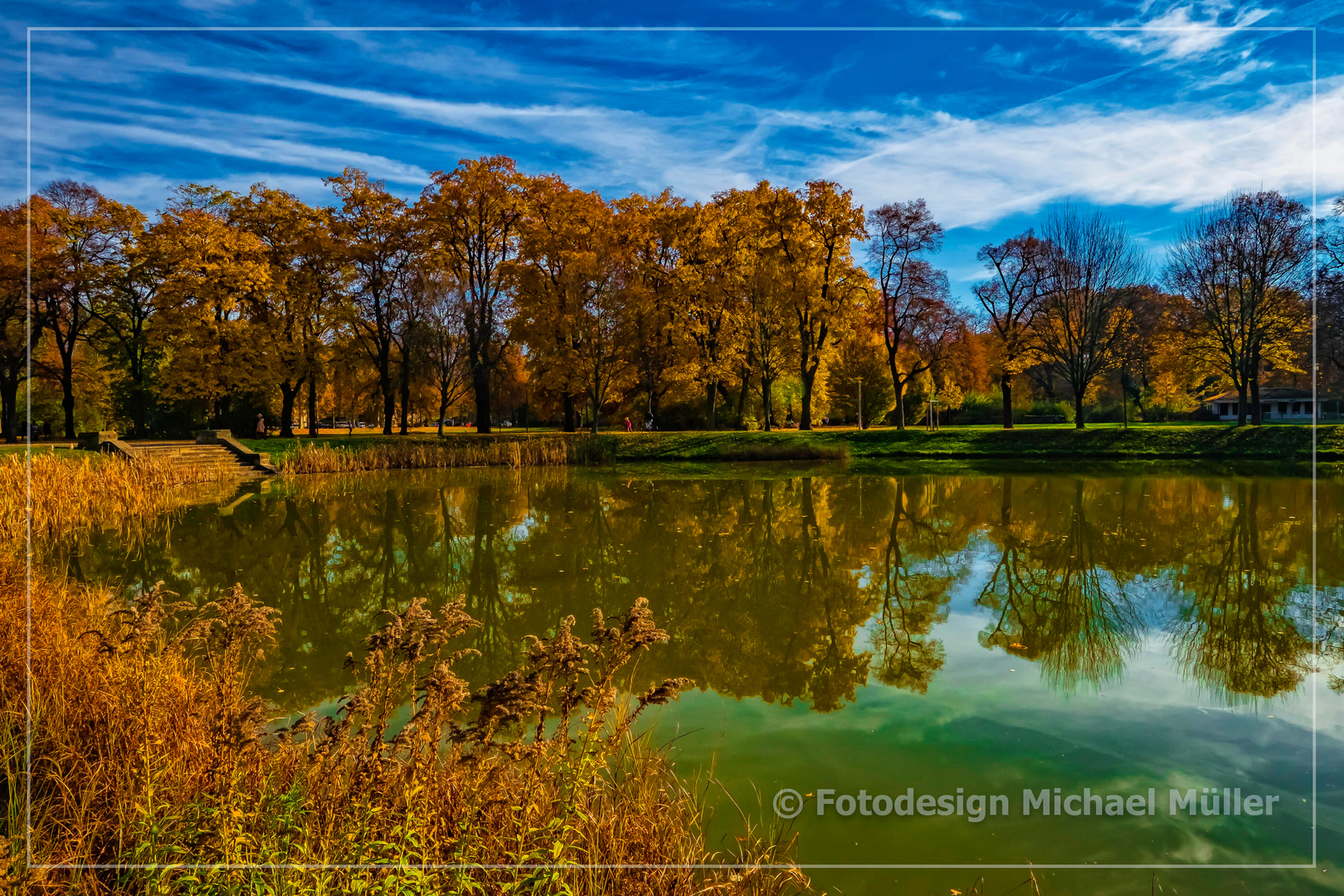 Leipzig, Clarapark im Spätherbst