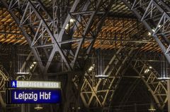 Leipzig Hauptbahnhof - Am Bahnsteig