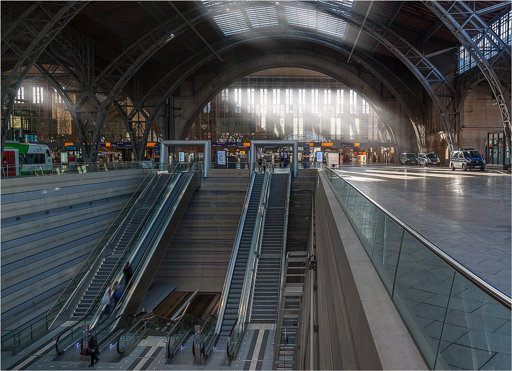 ... Leipzig Hbf-Tief Panorama ...