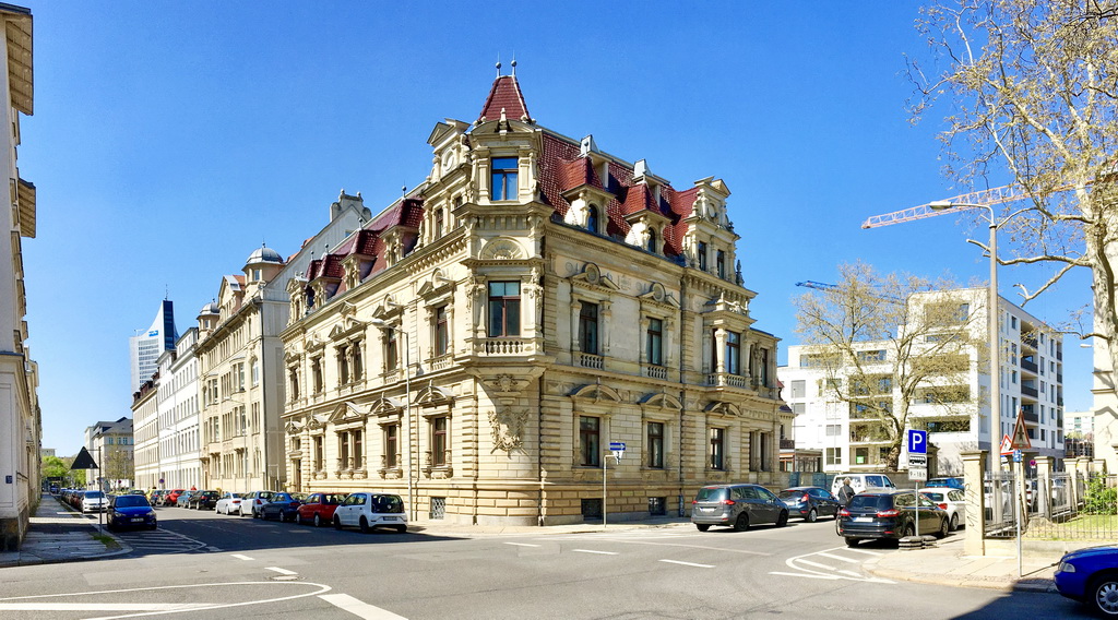 Leipzig - Historismusgebäude nahe der Innenstadt