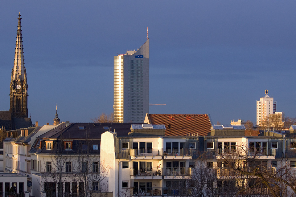 Leipzig im Abendlicht