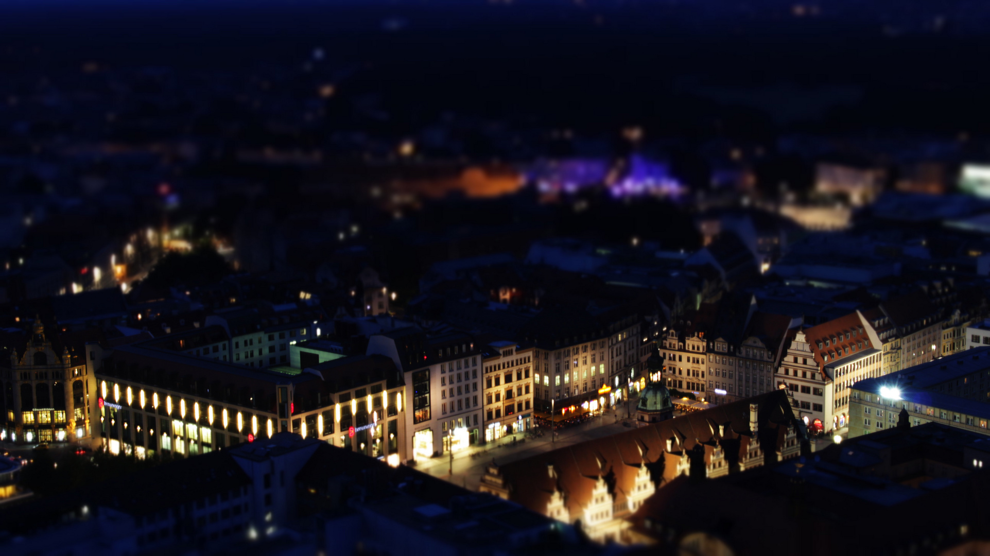 Leipzig im Nachtgewandt (Markt)