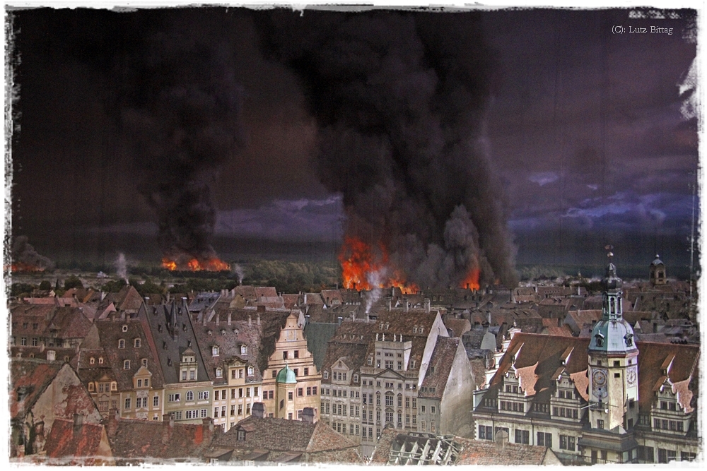 Leipzig in Flammen