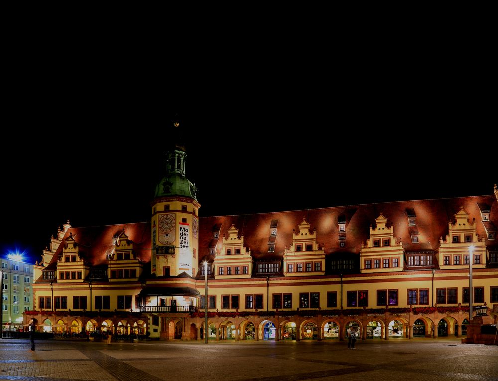 Leipzig in the night