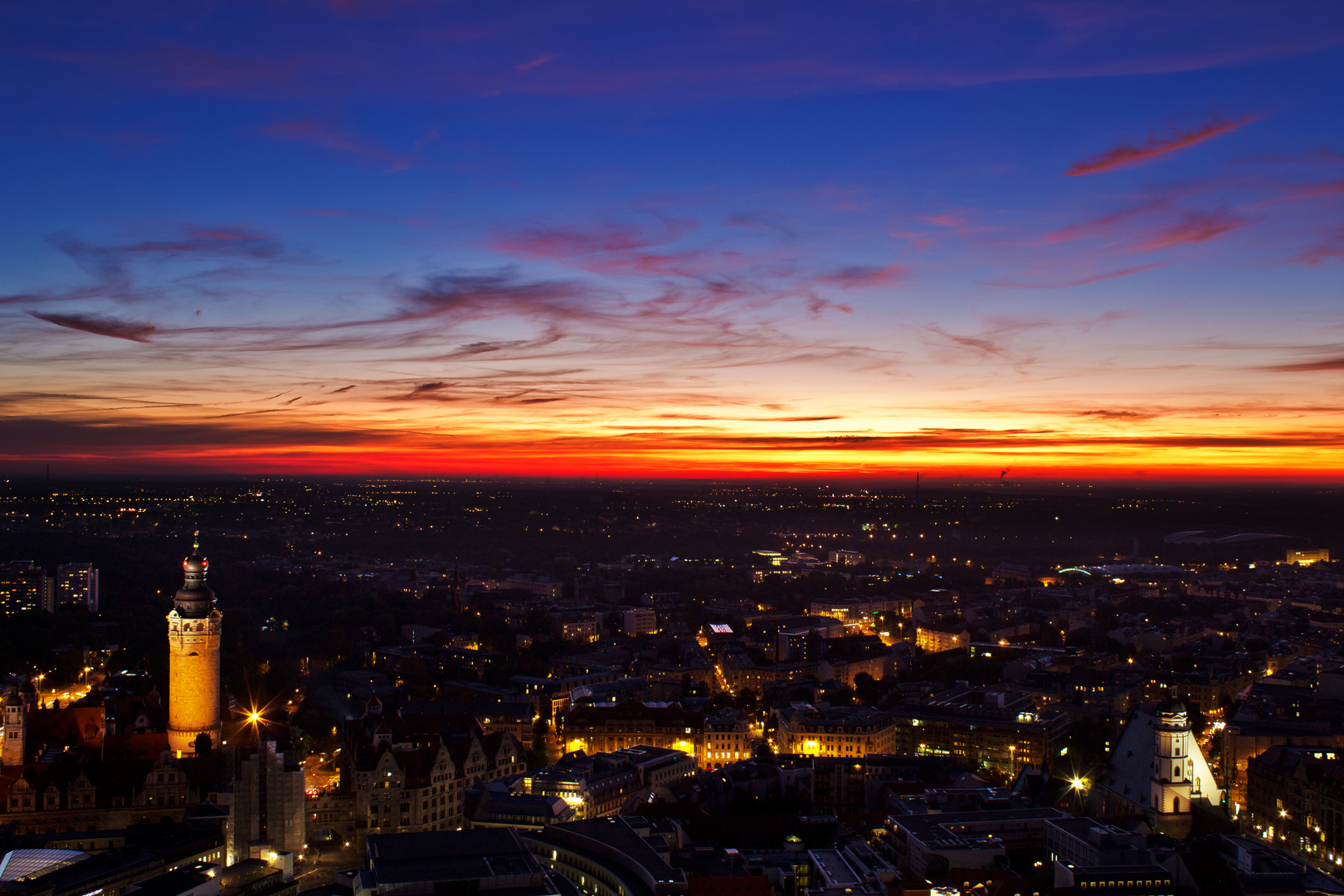 Leipzig kurz vor dem Schlaf