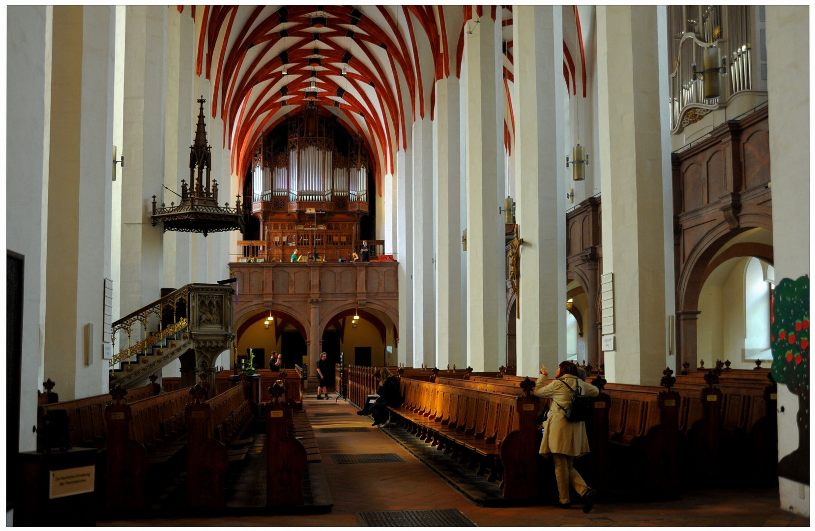 Leipzig, la iglesia "Thomaskirche", interior