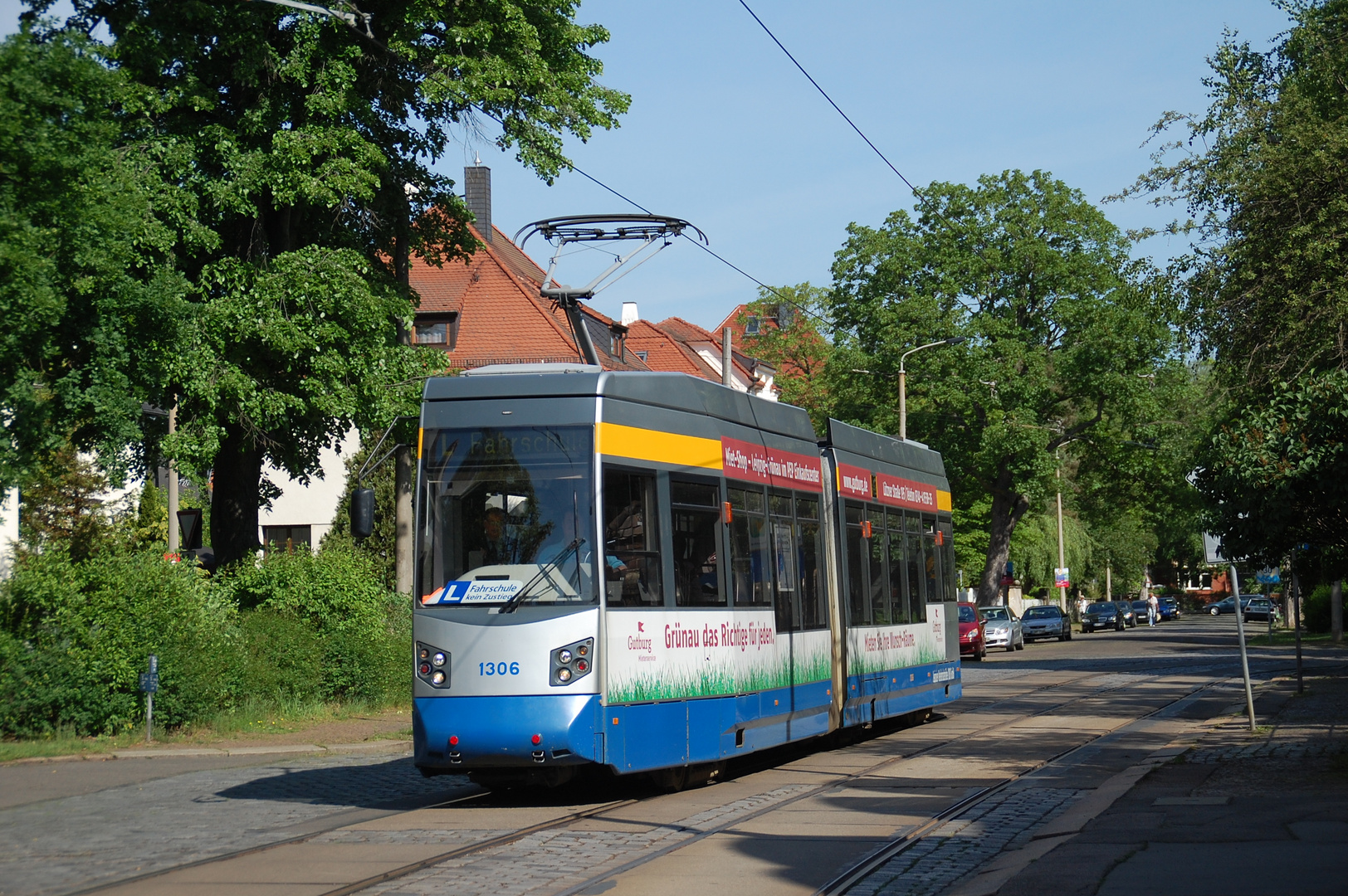 Leipzig Leoliner unterwegs als Fahrschulfahrt