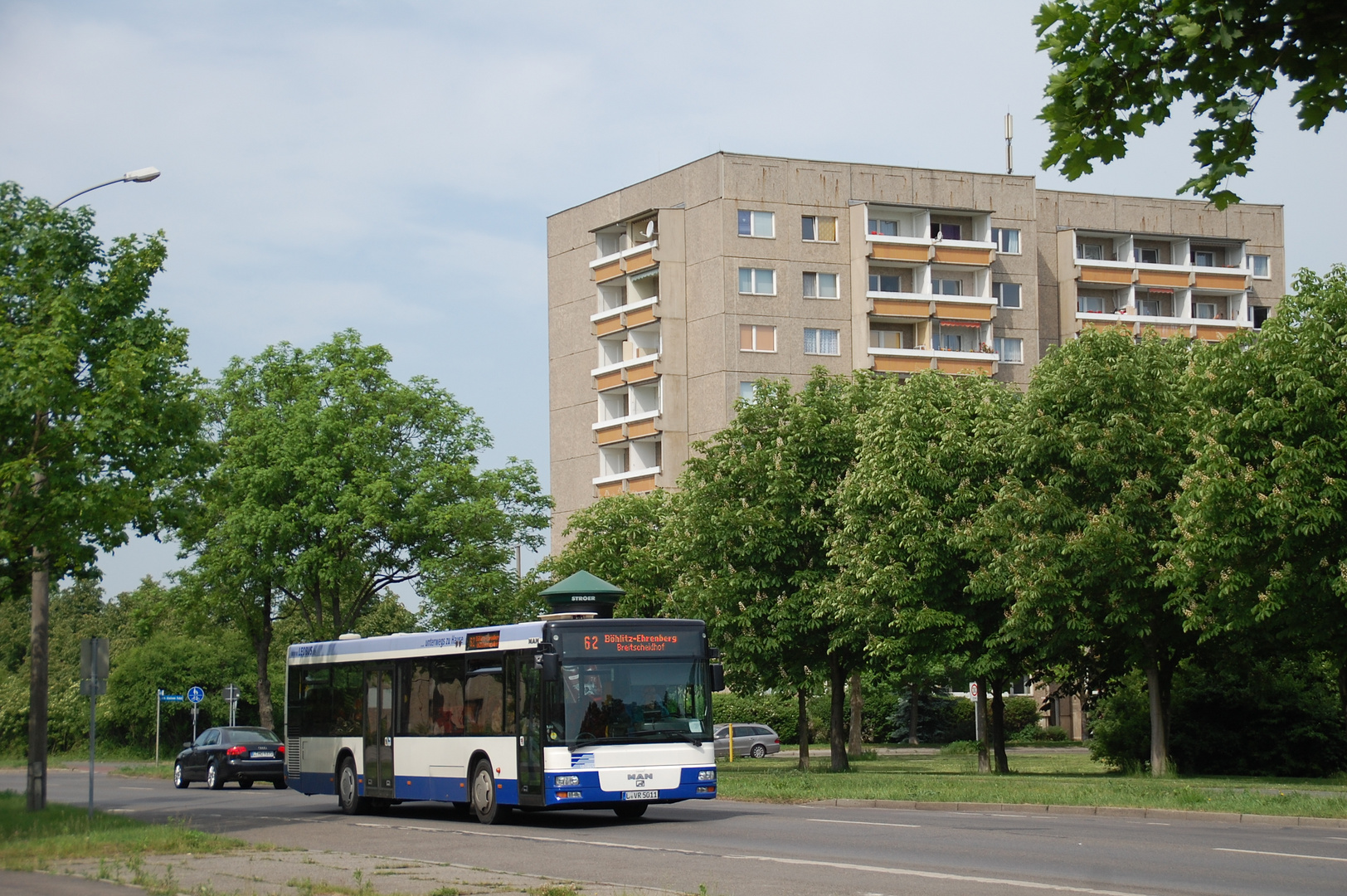 Leipzig MAN NÜ 283 auf Linie 62