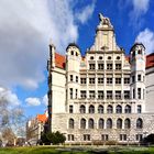 Leipzig Neues Rathaus Eckfassade am Martin-Luther-Ring