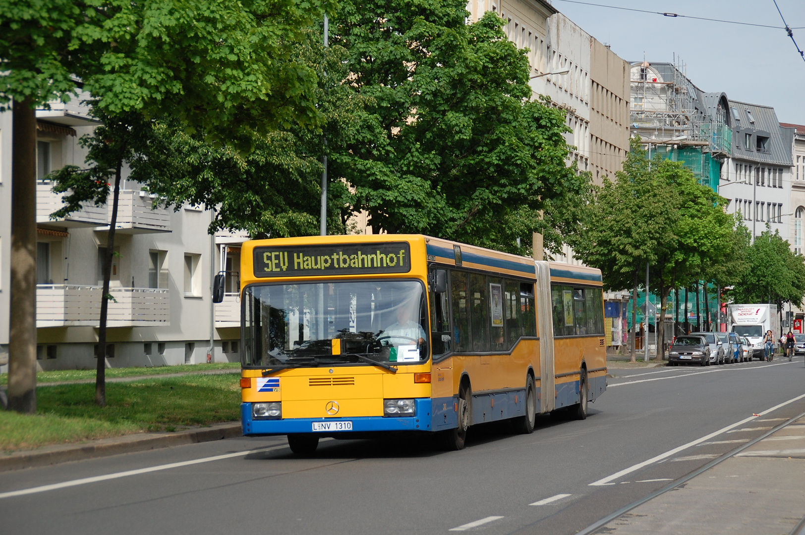 Leipzig O 405 GN auf dem Schienenersatzverkehr