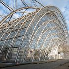 Leipzig, Ostgiebel der Glashalle