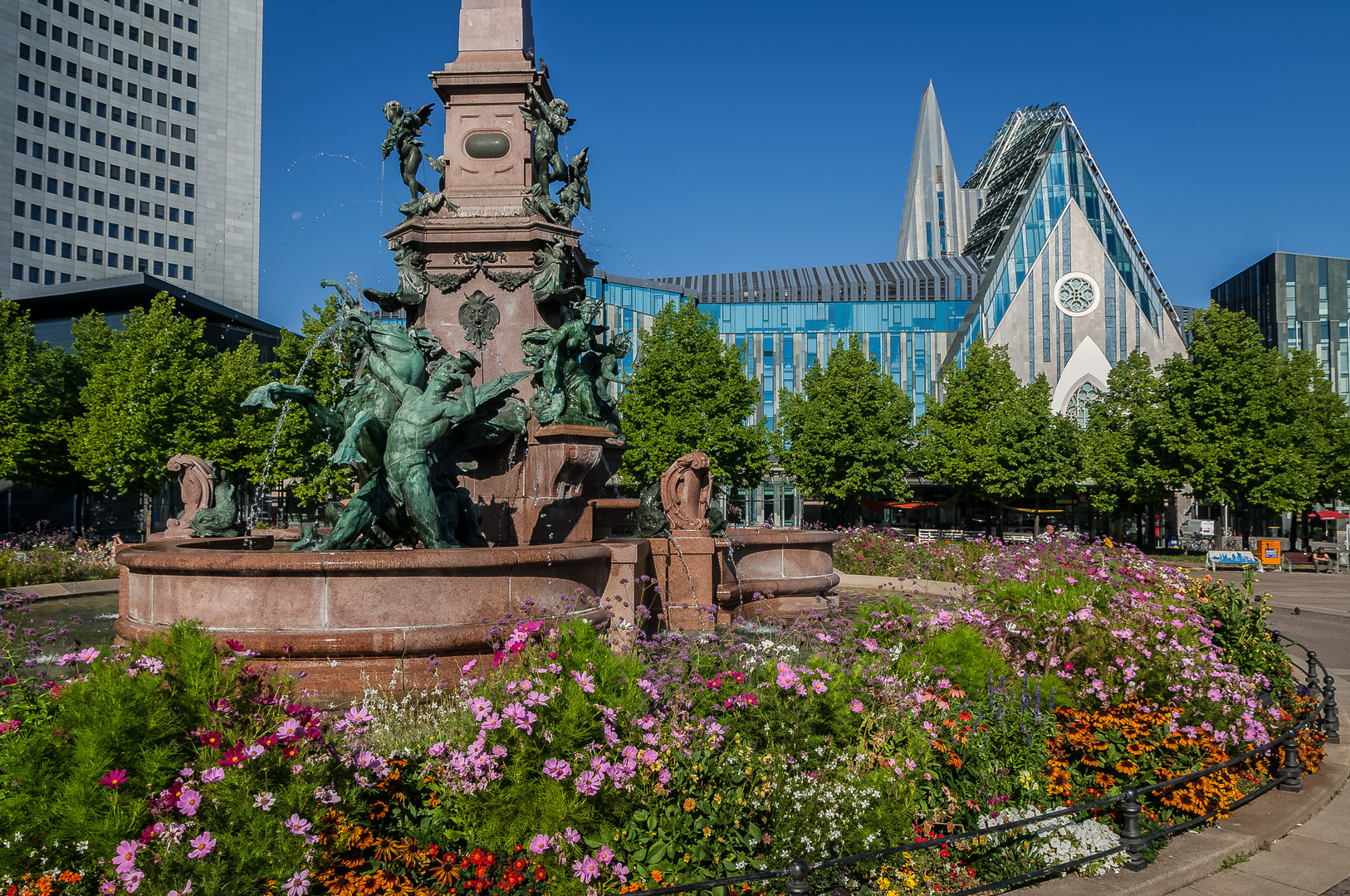 Leipzig Sachsen Augustusplatz