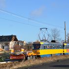 Leipzig - Schneepflug 5501 auf Einweisungsfahrten...