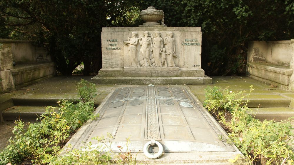 Leipzig-Südfriedhof - Grabmal Franz Schlobach