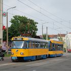 Leipzig Tatrazug am Bushof Lindenau