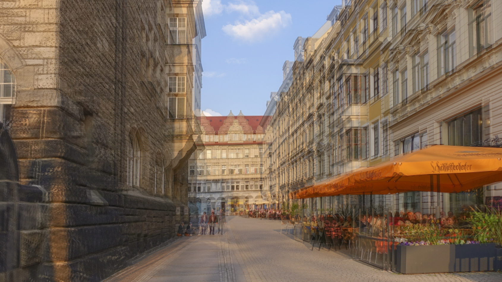 Leipzig, Thomaskirchhof (3D)