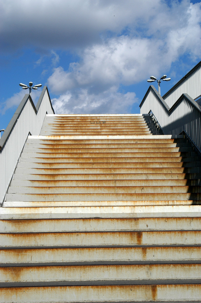 Leipzig -Treppe am Blauen Wunder