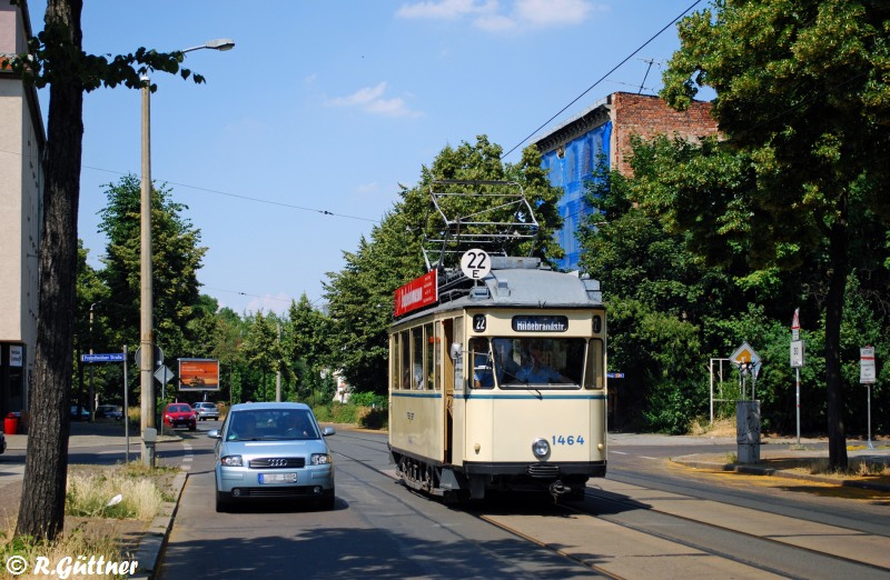 Leipzig - TW 1464 auf Sonderfahrt...