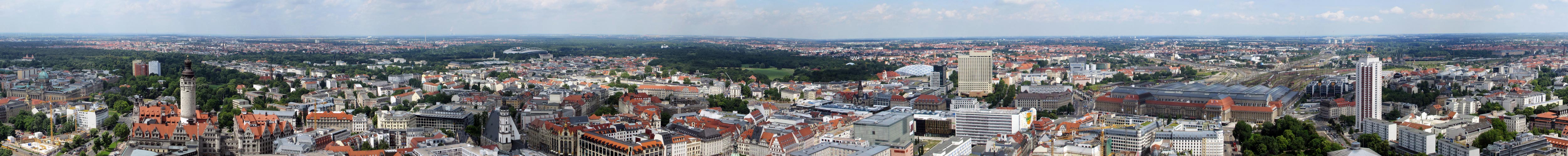 Leipzig vom City-Hochhaus