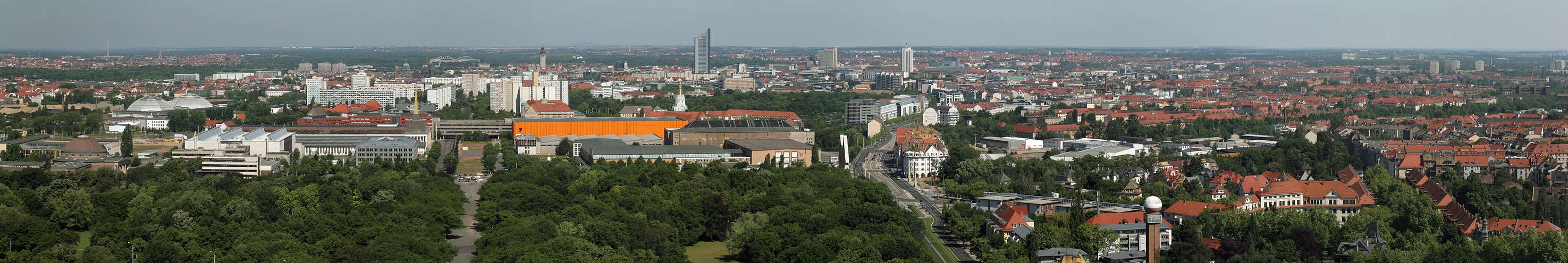 Leipzig vom Völkerschlachtdenkmal