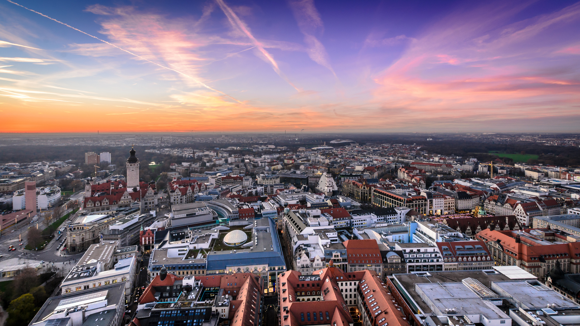 Leipzig von ganz oben 