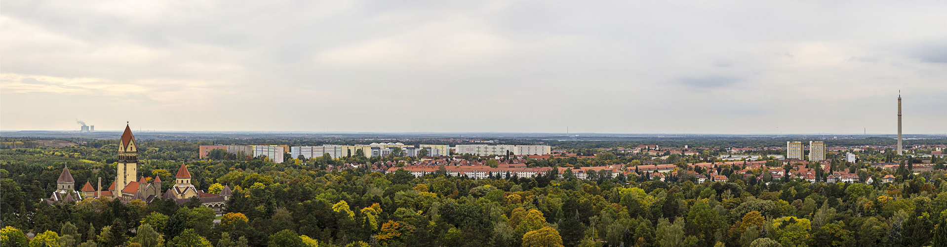 Leipzig von oben