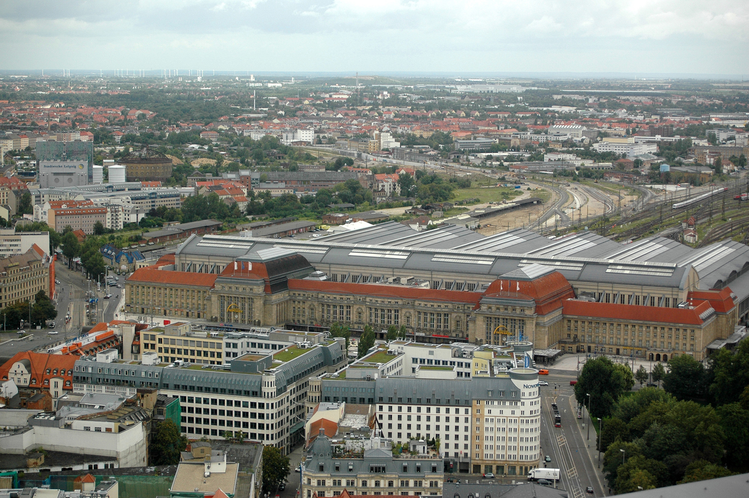 Leipziger Bahnhof von oben