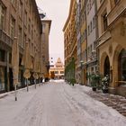 Leipziger Barfußgasse im Coronawinter