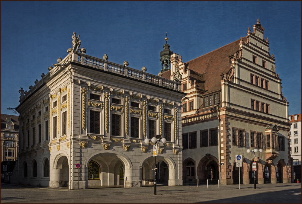 Leipziger Börse und Altes Rathaus
