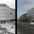 Leipziger Brotbüchse - ehemaliges Centrumwarenhaus 1985 und 2013