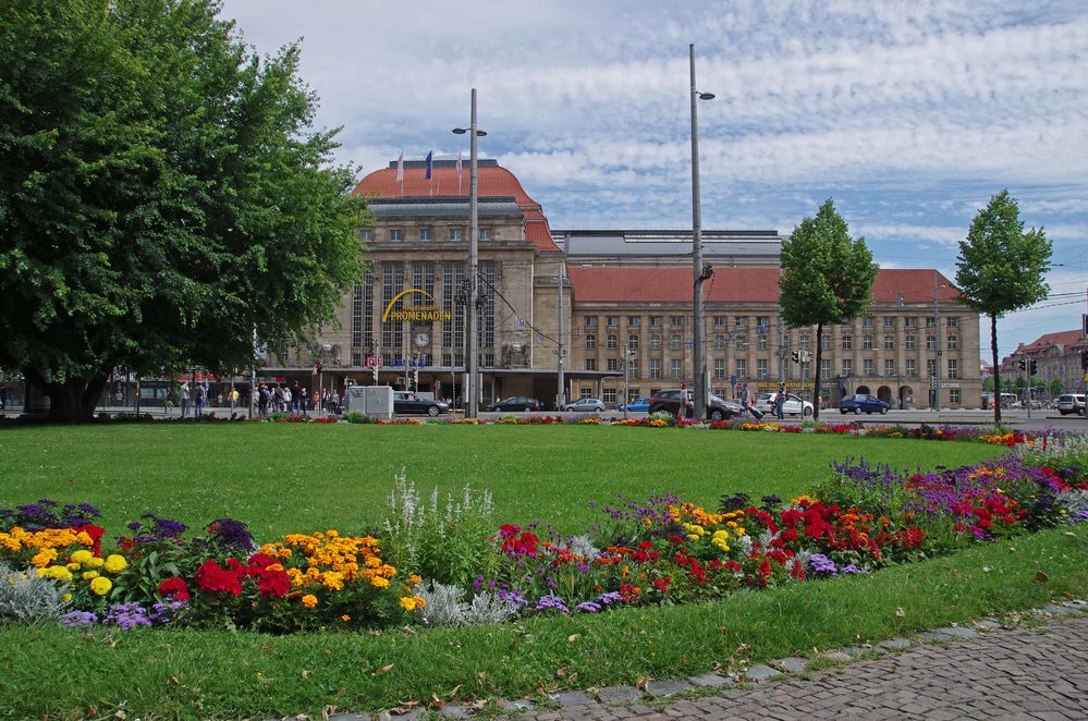 Leipziger Hauptbahnhof.