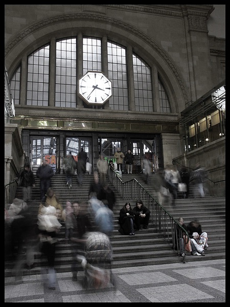 Leipziger Hauptbahnhof Eingangshalle