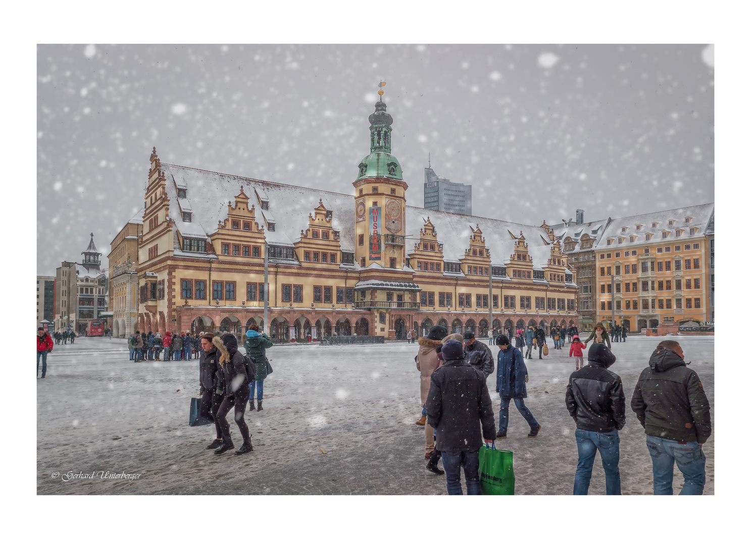 Leipziger Markt mit Altem Rathaus