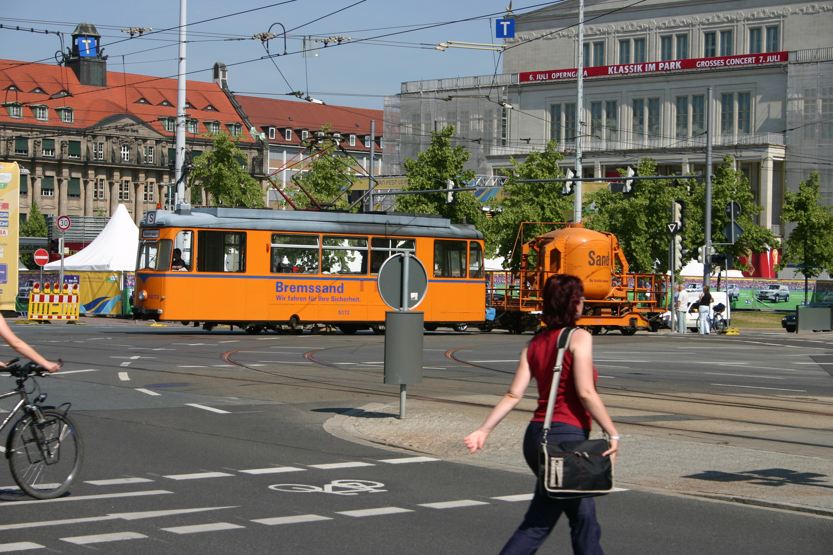 Leipziger Straßenbahn Bremssandzug 01