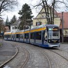 Leipziger Straßenbahn Endhaltestelle Taucha