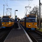 Leipziger Straßenbahn - Tatra im Doppel Endstelle Sommerfeld