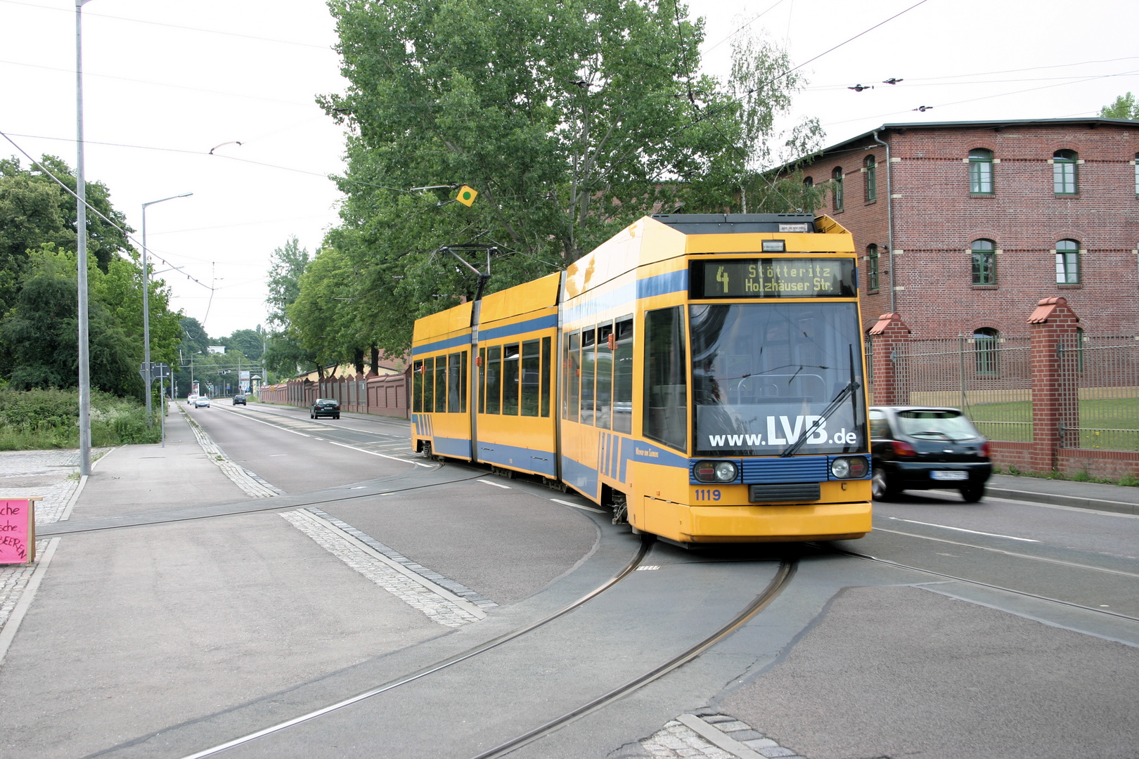 Leipziger Straßenbahn Tw 1119 12