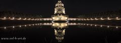 Leipziger Völkerschlachtdenkmal - Nachtpanorama