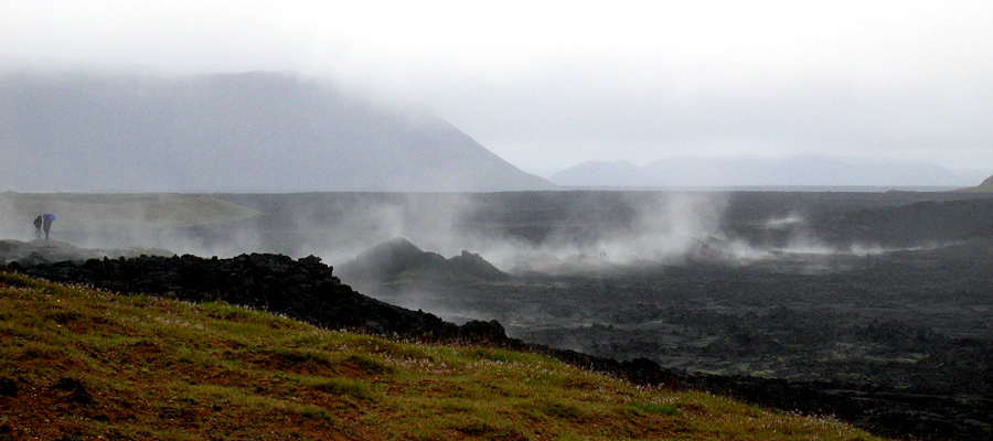 Leirhnjúkur im Krafla-Gebiet , Island