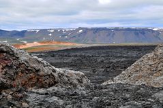 Leirhnjúkur Lava-Gebiet (Myvatn-Region) im Juli 2012