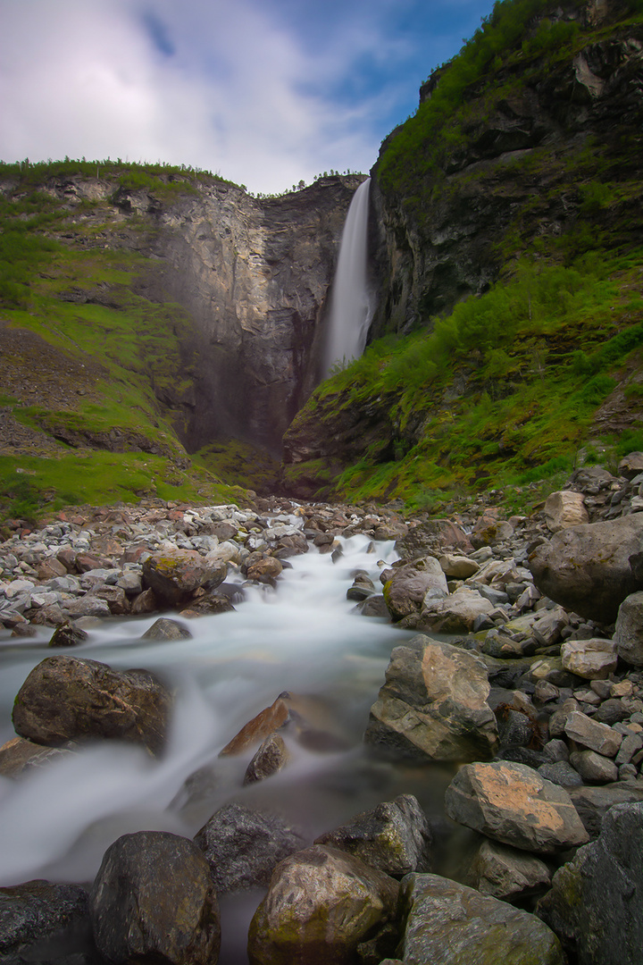 Leise plätschert der Wasserfall...