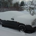 Leise rieselt der Schnee auf das Auto....