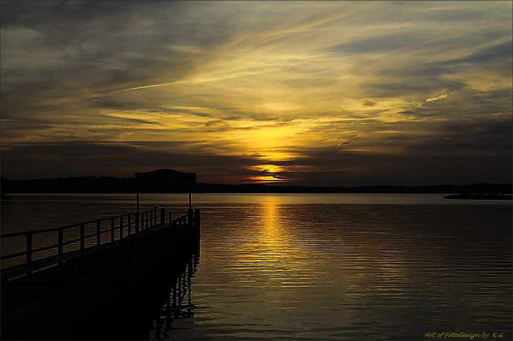 Leise ruht der See....im Abendlicht