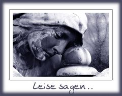 Leise sagen ...